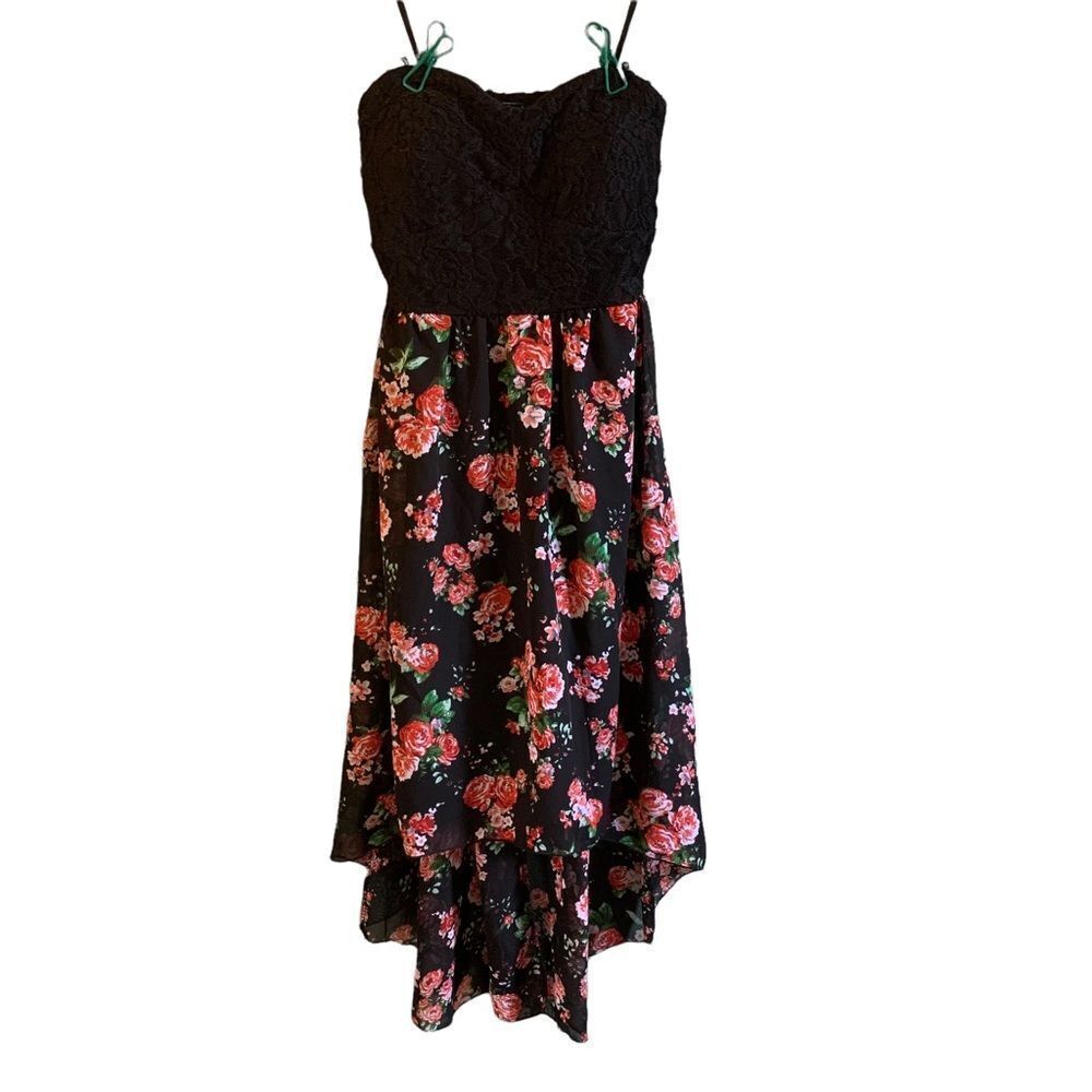 Small strapless high low dress